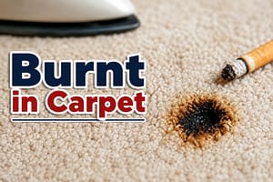burnt carpet repair