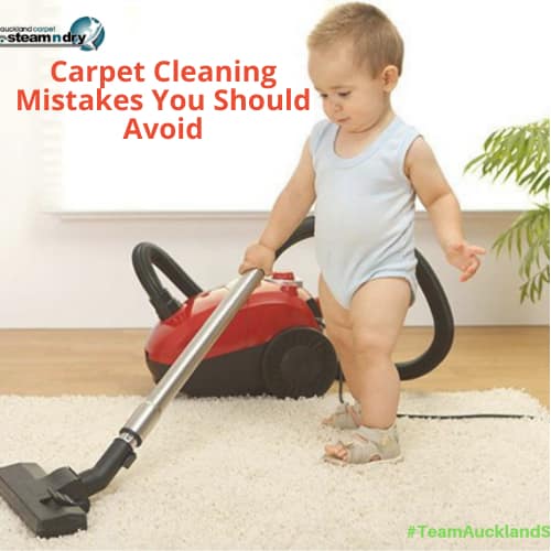 Carpet cleaning mistakes